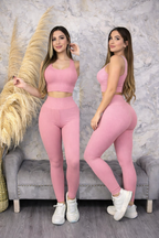 CONJUNTO LEGUINS CROP TOP LARGO RF 470