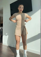 ENTERIZO ESSENTIALS DRESS CON MANGAS | LUSIAN REF.1169