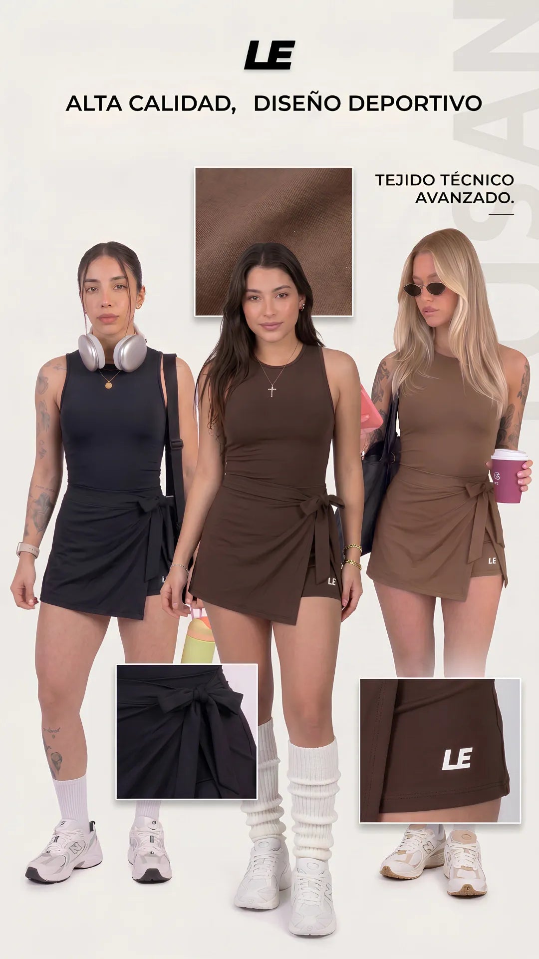ENTERIZO VESTIDO ESSENTIALS SIN MANGAS | LUSIAN REF.1167