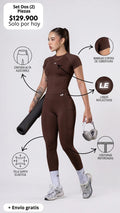 SET ONIKA DE COMPRESION | DOS PIEZAS | BLUSA | LEGGIN | REF. 1170