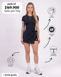 ENTERIZO VESTIDO ESSENTIALS CON MANGAS | LUSIAN REF.1169