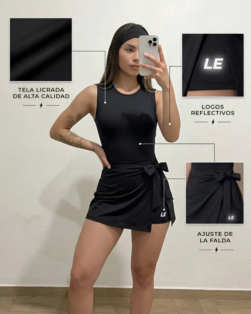 ENTERIZO VESTIDO ESSENTIALS SIN MANGAS | LUSIAN REF.1167