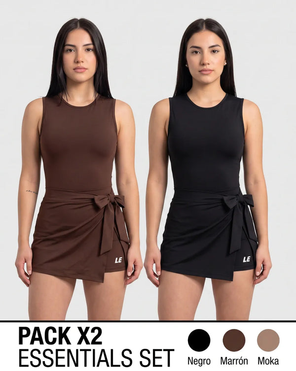 ENTERIZO VESTIDO ESSENTIALS SIN MANGAS | LUSIAN REF.1167