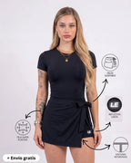 VESTIDO ESSENTIALS CON MANGAS T.T | LUSIAN