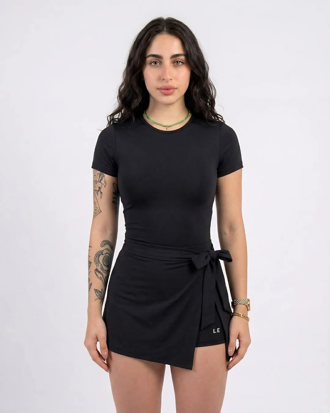 ENTERIZO VESTIDO ESSENTIALS CON MANGAS | LUSIAN REF.1169