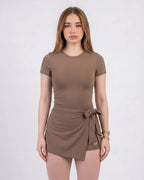 ENTERIZO VESTIDO ESSENTIALS CON MANGAS | LUSIAN REF.1169