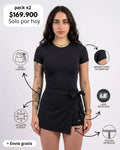 ENTERIZO VESTIDO ESSENTIALS CON MANGAS | LUSIAN REF.1169